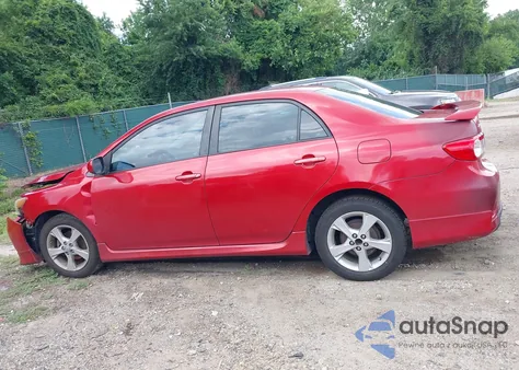 2011 Toyota Corolla S из США, поврежденный, VIN 2T1BU4EE2BC669548